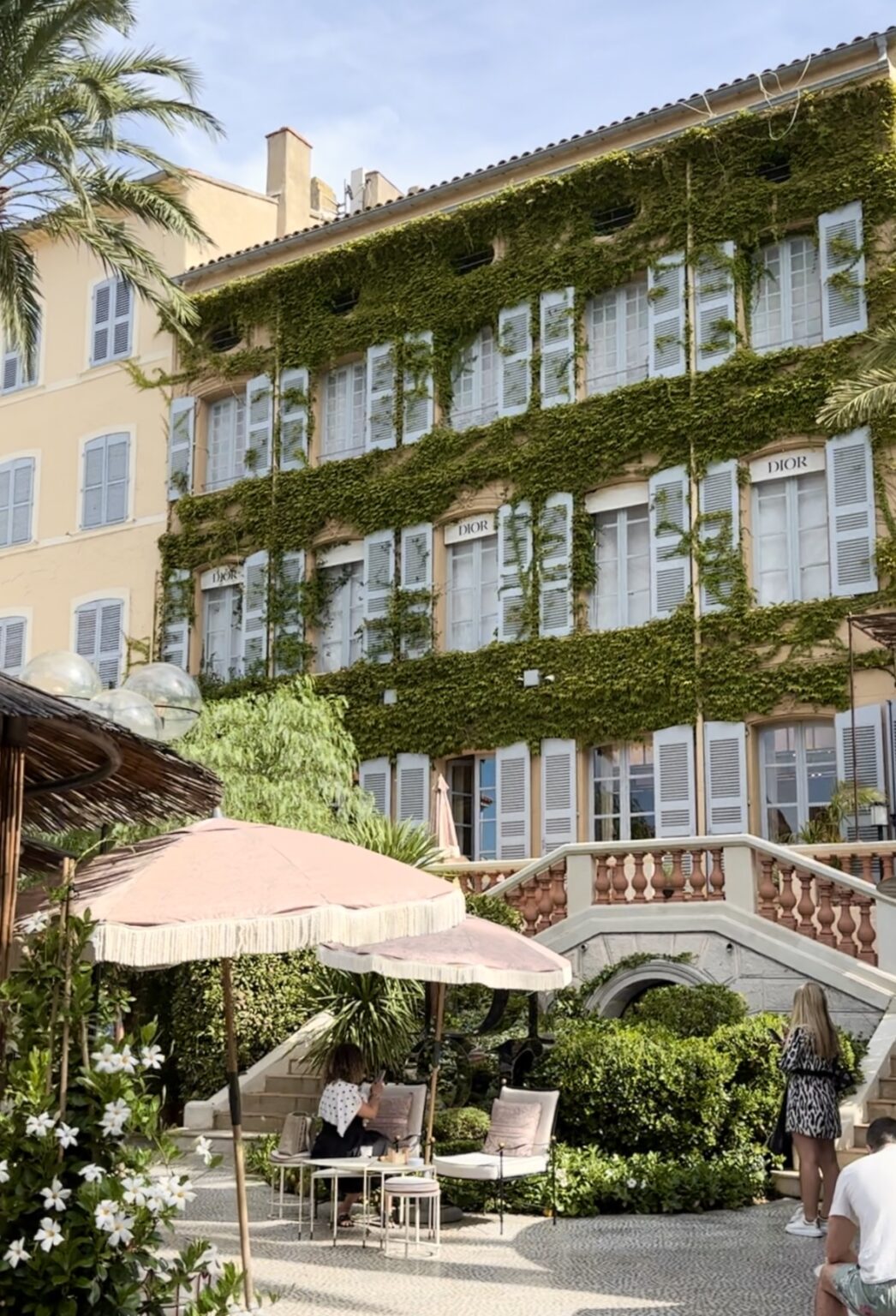 South of France: Dior Des Lices Cafe Saint-Tropez - Nat and Lennon